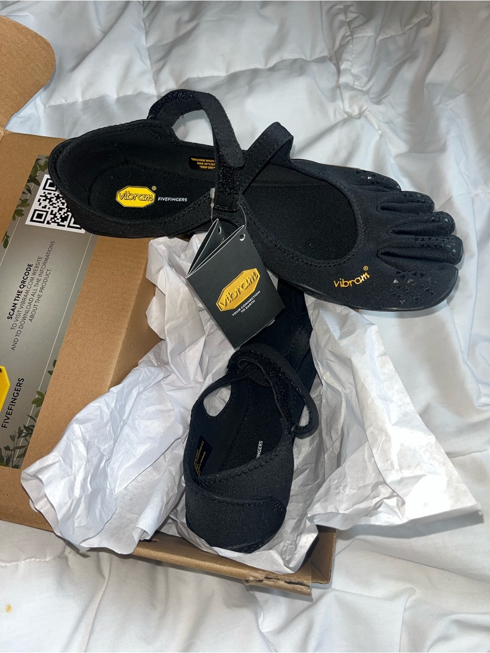 Vibram V-Soul Black Women's Minimalist Toe Shoes